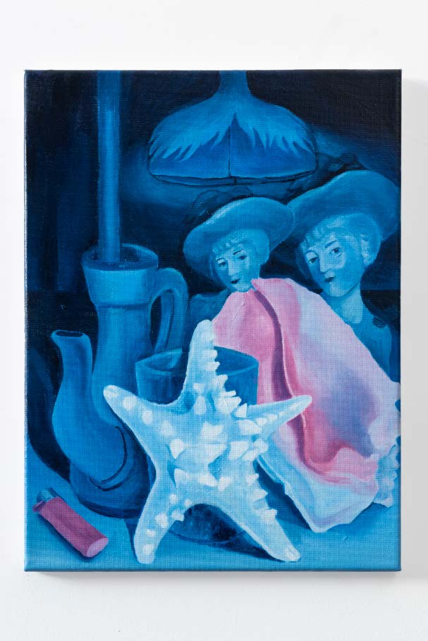 Anna Capolupo_Double S, cm 40x30, olio su tela, 2023