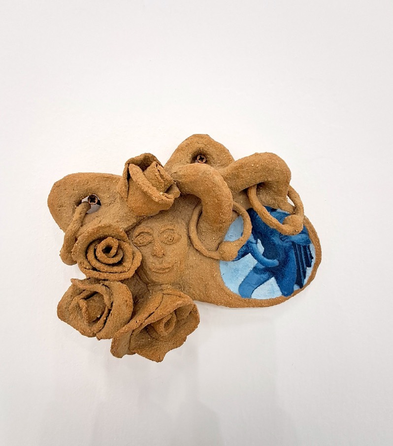Anna Capolupo_Mercurio, 20x25 cm, ceramica e olio, 2026