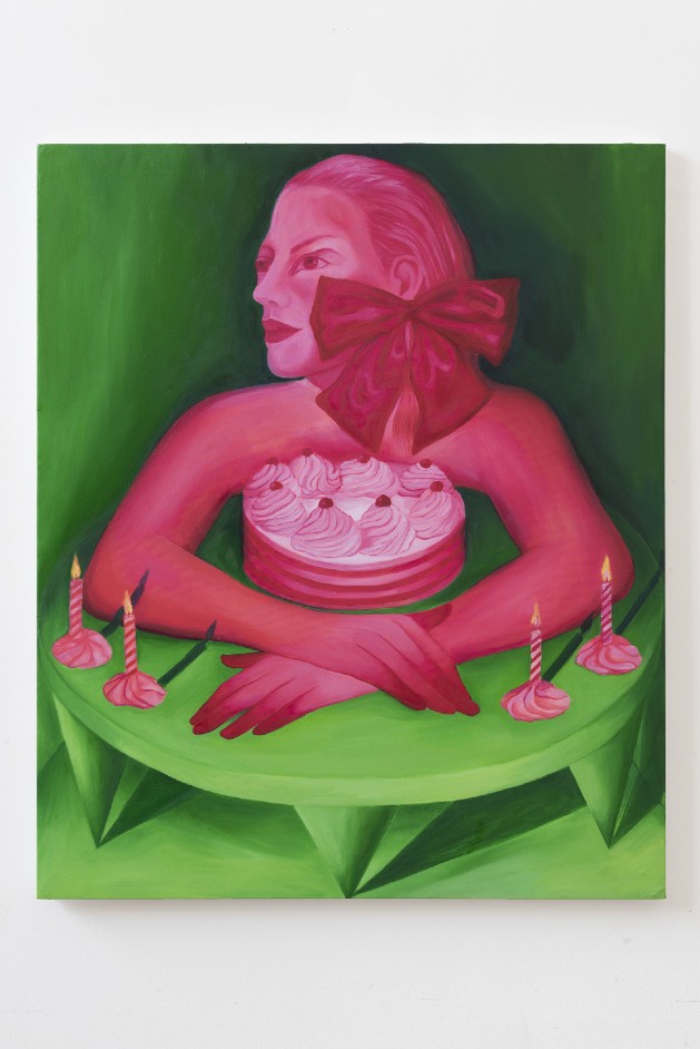 Anna Capolupo_Non compleanno, olio su tela, cm 94x78 cm, 2023